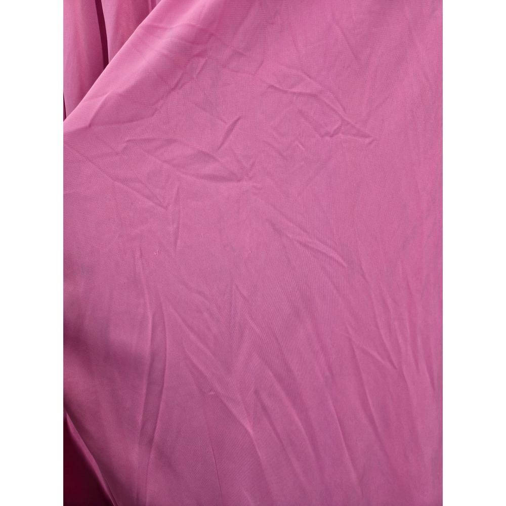 Vanity Fair Pink Nylon Tricot Pajama Set Short Sleeve Button Top Pants XXL - Picture 7 of 8